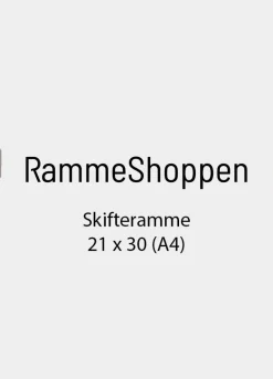 Skifteramme - 21x30 cm (A4)