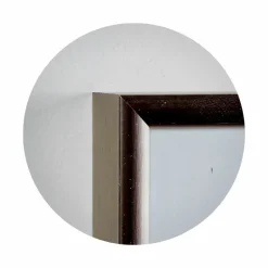 Sølvramme, aluminium, blank, smal, Type 9013