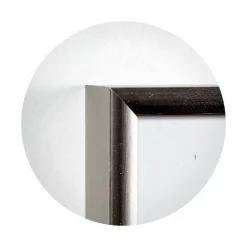 Sølvramme, aluminium, blank, smal, 40 x 50 cm, Type 9013