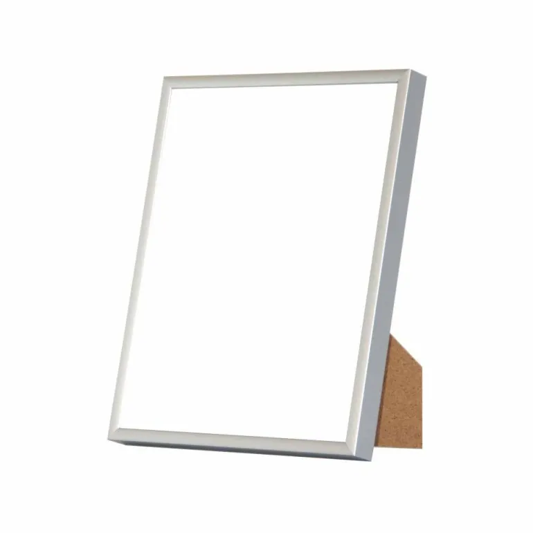 Sølvramme, mat, aluminium, smal, 20 x 25 cm, Type 670
