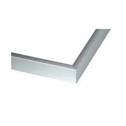 Sølvramme, mat, aluminium, smal, 18 x 57 cm, Type 670
