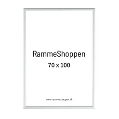 Sølvramme, mat, aluminium, smal, Type 670