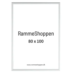 Sølvramme, mat, aluminium, smal, Type 670