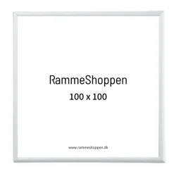 Sølvramme, mat, aluminium, smal, Type 670