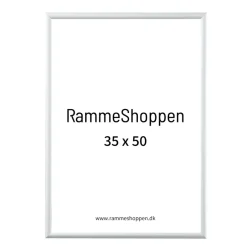 Sølvramme, mat, aluminium, smal, Type 670