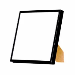 Sort aluramme, blank, smal, Type 9017