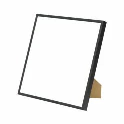 Sort aluramme, mat, smal, 30 x 30 cm, Type 672