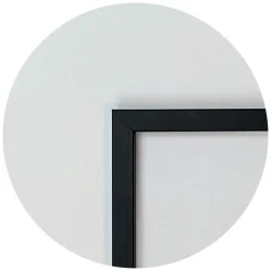 Sort MDF ramme, smal, 24 x 30 cm, Type 2012