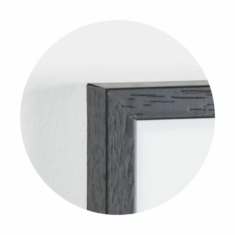 Sort træramme, 60 x 80 cm, Type 841