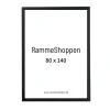 Sort træramme, 80 x 140 cm, Type 841