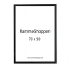 Sort træramme, 70 x 90 cm, Type 841