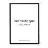 Sort træramme, 100 x 140 cm, Type 841