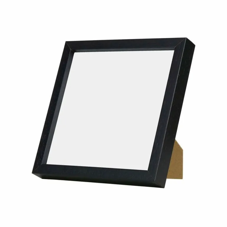 Sort træramme, smal, 15 x 15 cm, Type 840