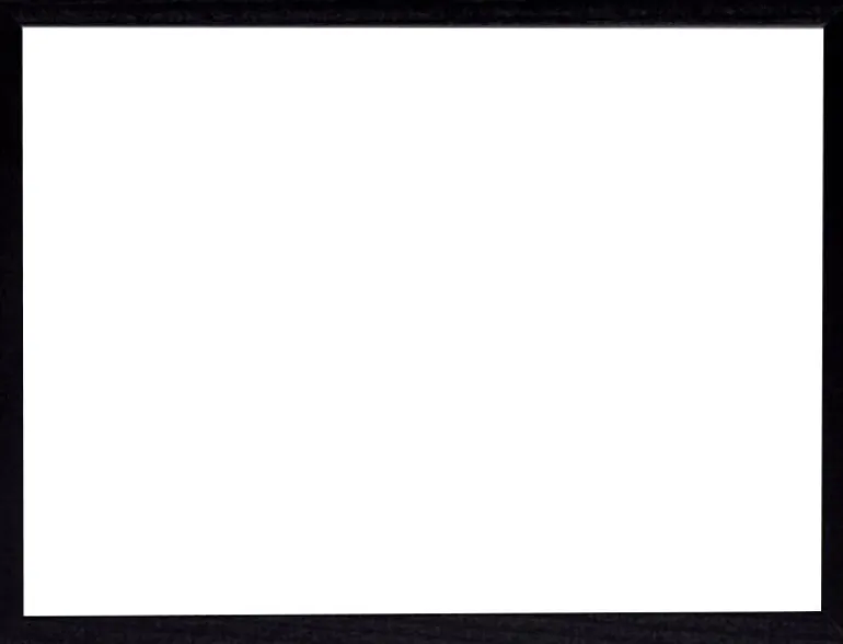 Sort træramme, smal, 15 x 21 cm, A5, Type 840