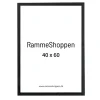 Sort træramme, smal, 40 x 60 cm, Type 840
