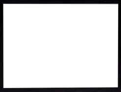 Sort træramme, smal, Type 840