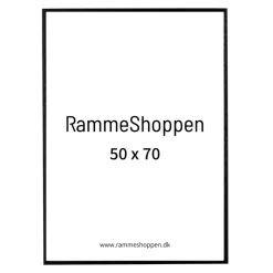 Sort træramme, smal, Type 840