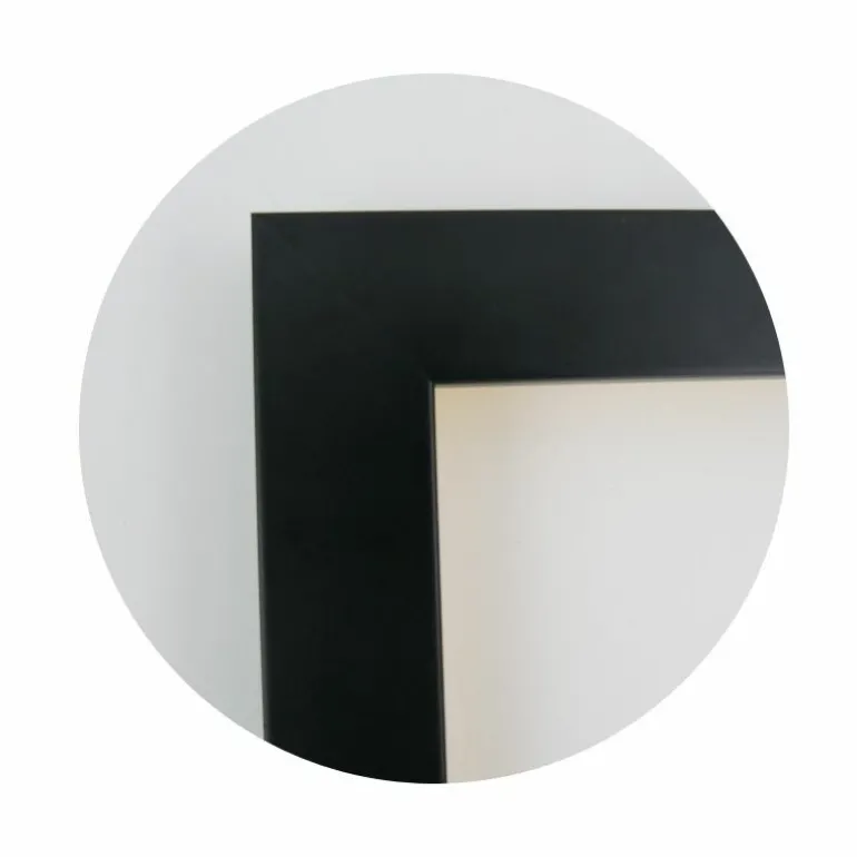 Spejl, sort silkemat - Type 5552-04